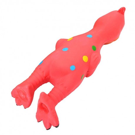 Cute Cock Dogs Teether Pets Squeaky Bite Training Interactive Toys