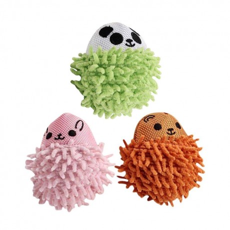 Cute Pet Dog Puppy Chew Squeak Toys Plush Small Hedgehog Bite Resistant Toy