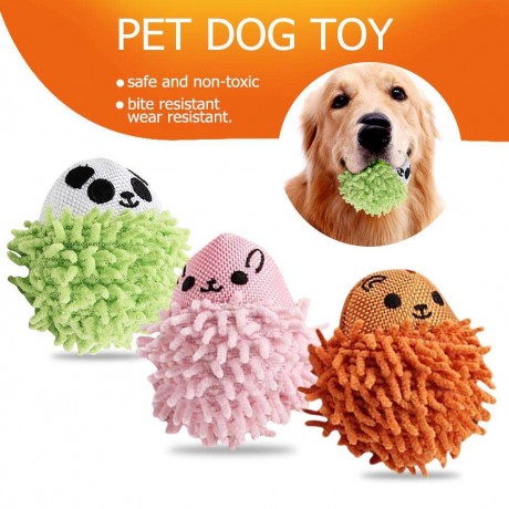 Cute Pet Dog Puppy Chew Squeak Toys Plush Small Hedgehog Bite Resistant Toy