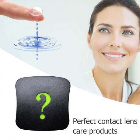 Portable Travel Glasses Sign Plastic Contact Lens Box for Eyes Care Kit