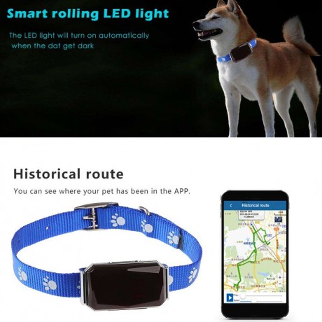 Pet Wireless GSM GPS Tracker Locator Collar Two Way Audio Tracking Device