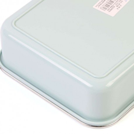 Stainless Steel Lunch Box Food Container Thermal Compartment Bento (Blue M)