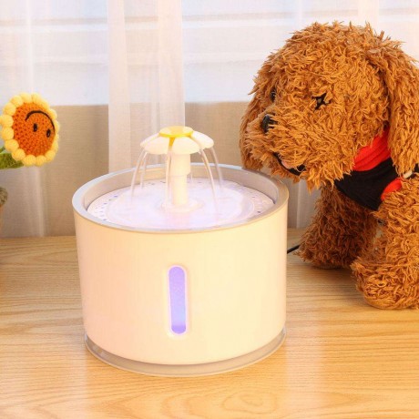 2.4L Automatic Cat Electric Mute Water Fountain Pet Drinking Dispenser