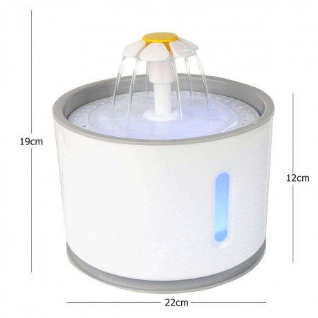 2.4L Automatic Cat Electric Mute Water Fountain Pet Drinking Dispenser