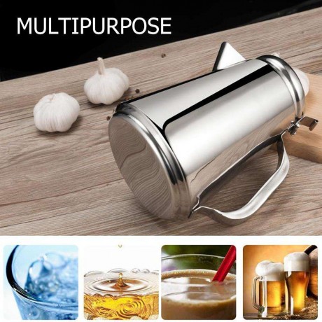 Stainless Steel Cold Water Kettle Tea Coffee Pot Hotel Restaurant Drinkware