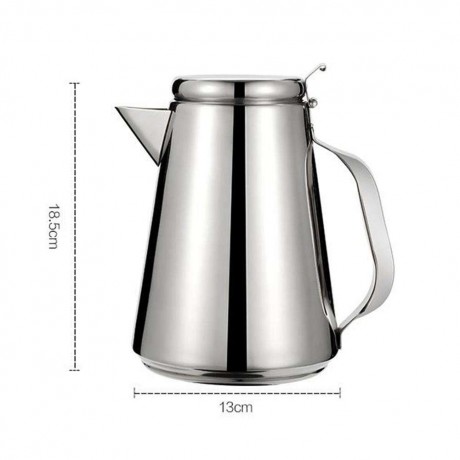 Stainless Steel Cold Water Kettle Tea Coffee Pot Hotel Restaurant Drinkware