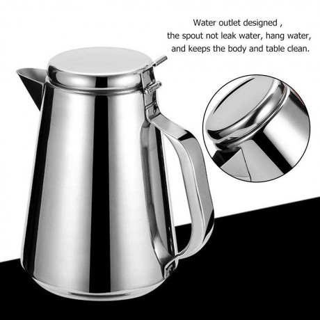 Stainless Steel Cold Water Kettle Tea Coffee Pot Hotel Restaurant Drinkware