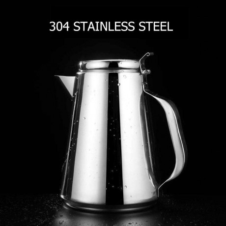 Stainless Steel Cold Water Kettle Tea Coffee Pot Hotel Restaurant Drinkware