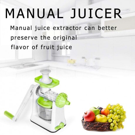 Manual Hand Crank Juicer Orange Lemon Squeezer Fruit Ice Cream Extractor