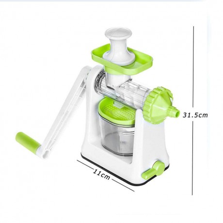 Manual Hand Crank Juicer Orange Lemon Squeezer Fruit Ice Cream Extractor