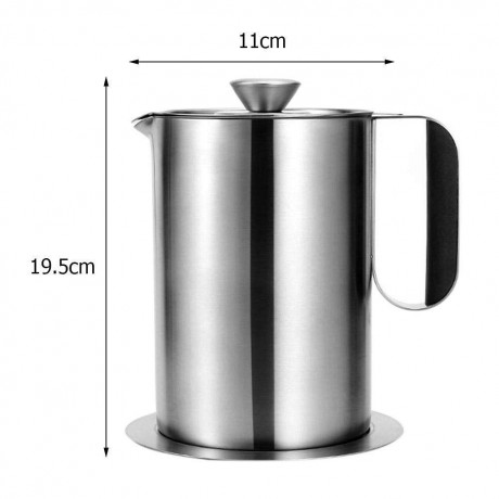 1.5L Stainless Steel Oil Pot Leak Proof Filter Oil Can Bottle Kitchen Tools