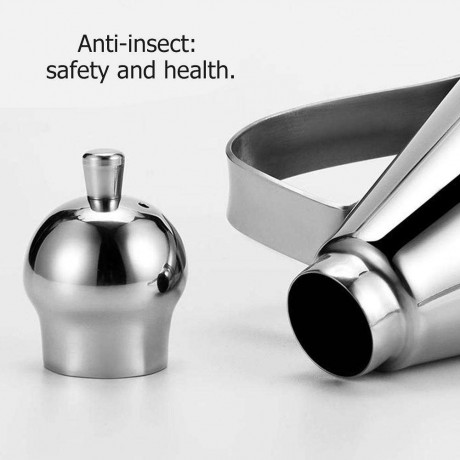 Stainless Steel Gravy Boats Leak-proof Oil Pot Sauce Oil Dispenser Bottle