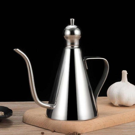 Stainless Steel Gravy Boats Leak-proof Oil Pot Sauce Oil Dispenser Bottle