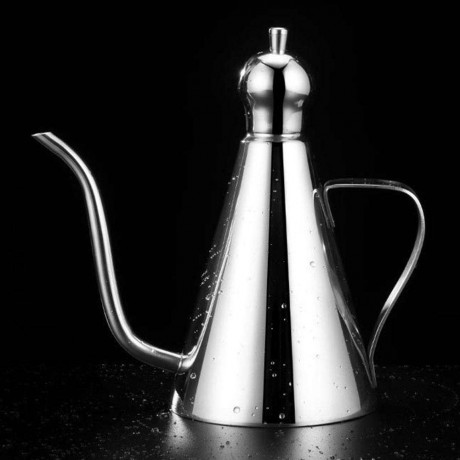 Stainless Steel Gravy Boats Leak-proof Oil Pot Sauce Oil Dispenser Bottle