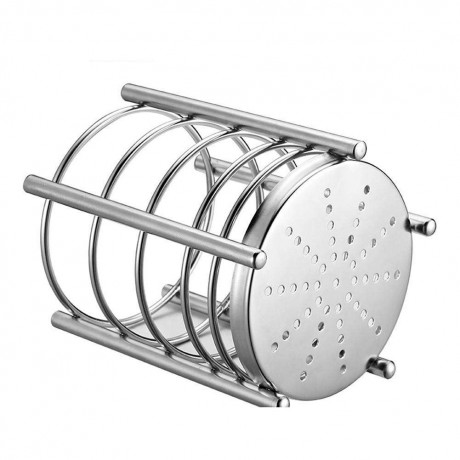 Stainless Steel Tableware Rack Chopsticks Cage Draining Storage Holder