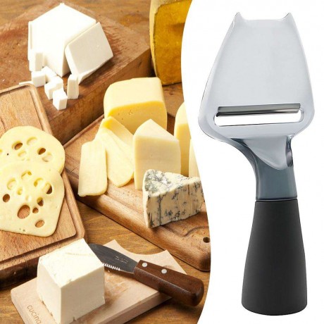 Stainless Steel Cheese Slicer Silicone Handle Cake Cutter Potato Planer