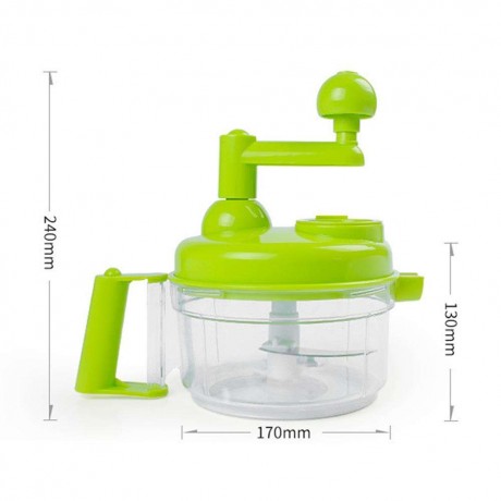 Manual Vegetable Fruit Twist Shredder Food Chopper Cutter Meat Grinder