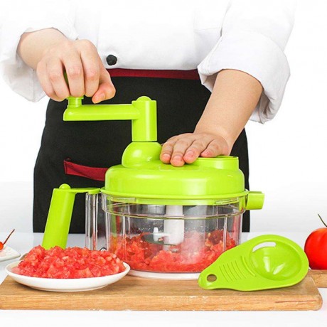 Manual Vegetable Fruit Twist Shredder Food Chopper Cutter Meat Grinder