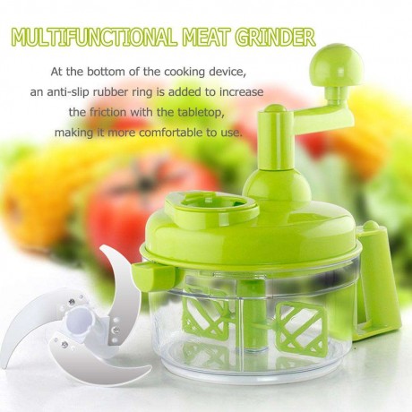 Manual Vegetable Fruit Twist Shredder Food Chopper Cutter Meat Grinder