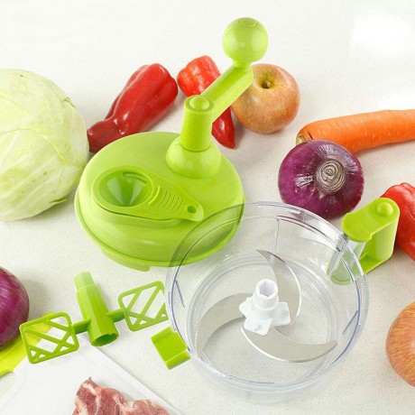 Manual Vegetable Fruit Twist Shredder Food Chopper Cutter Meat Grinder