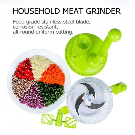 Manual Vegetable Fruit Twist Shredder Food Chopper Cutter Meat Grinder