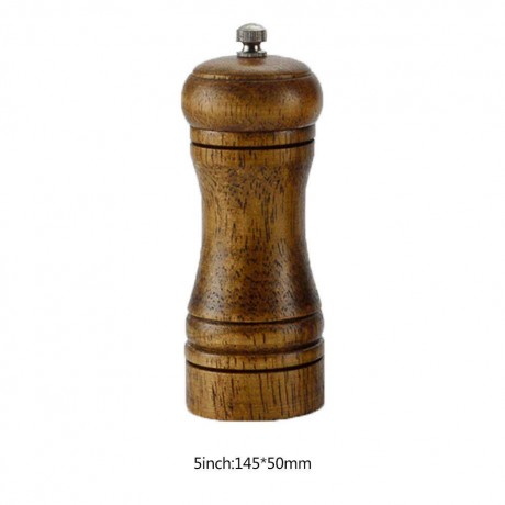 Strong Ceramic Core Solid Wood Manual Grinder Salt Pepper Mill Spice Bottle