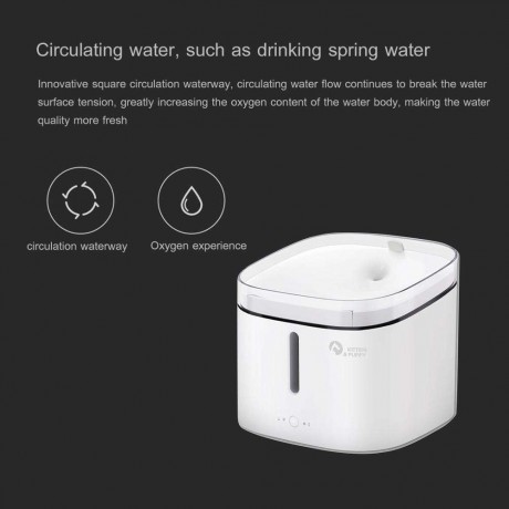 Xiaomiyoupin Pet Water Fountain 2L Electric Kitten Puppy Water Dispenser