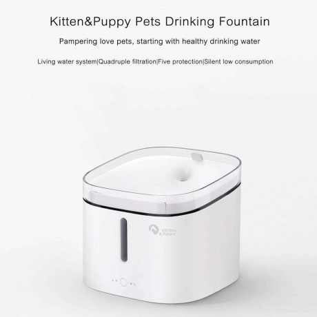 Xiaomiyoupin Pet Water Fountain 2L Electric Kitten Puppy Water Dispenser