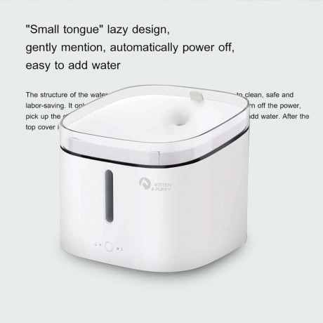 Xiaomiyoupin Pet Water Fountain 2L Electric Kitten Puppy Water Dispenser