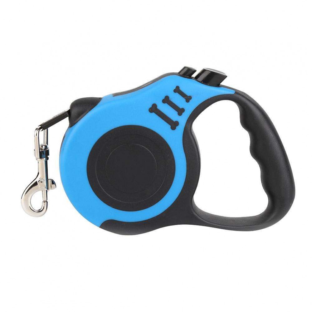 Automatic Retractable Dog Pet Leash Cat Puppy Auto Traction Rope (Blue 3m)