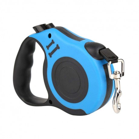 Automatic Retractable Dog Pet Leash Cat Puppy Auto Traction Rope (Blue 3m)