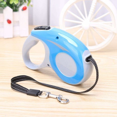 3M Automatic Retractable Dog Lead Leash Puppy Extending Traction Rope (Blue