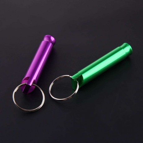 Portable Pet Dog Training Whistle Aluminum Puppy Stop Barking Sound Flute