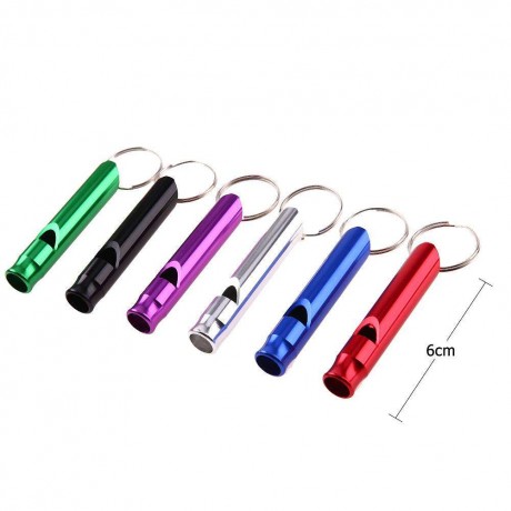 Portable Pet Dog Training Whistle Aluminum Puppy Stop Barking Sound Flute