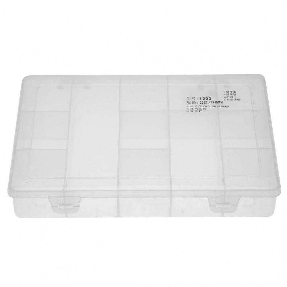 12 Grids Component Storage Box Screw Hardware Tool Holder Organizer Case