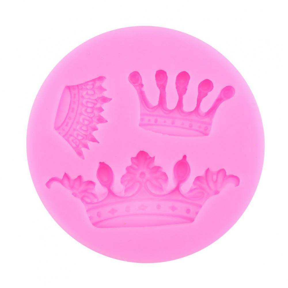 3D Queen Crown Silicone Chocolate Fondant Cake Mold DIY Pastry Baking Tool